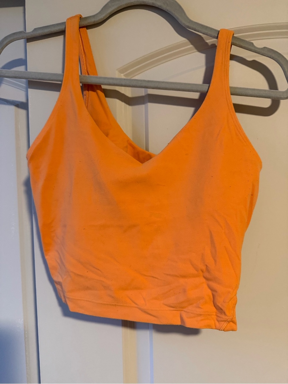 Bright Orange align tank top